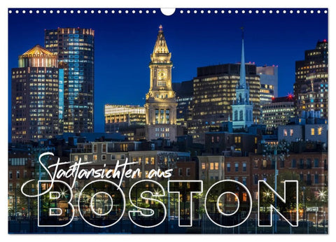 Stadtansichten aus Boston (Wandkalender 2026 DIN A3 quer), CALVENDO Monatskalender