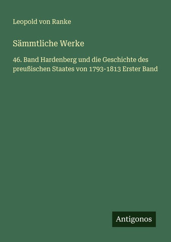 Sämmtliche Werke