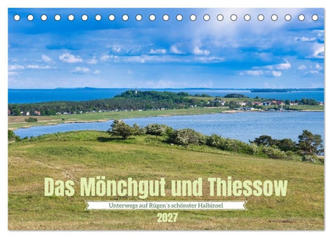 Das Mönchgut und Thiessow (Tischkalender 2027 DIN A5 quer), CALVENDO Monatskalender