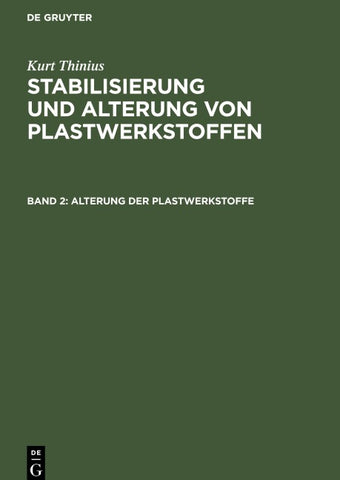 Alterung der Plastwerkstoffe