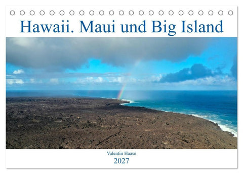 Hawaii, Maui und Big Island (Tischkalender 2027 DIN A5 quer), CALVENDO Monatskalender