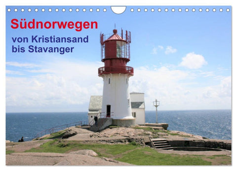 Südnorwegen - von Kristiansand bis Stavanger (Wandkalender 2026 DIN A4 quer), CALVENDO Monatskalender