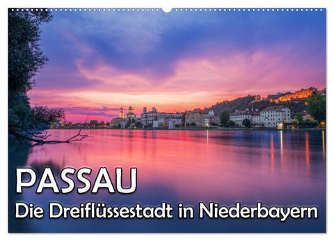 Passau - Die Dreiflüssestadt (Wandkalender 2027 DIN A2 quer), CALVENDO Monatskalender