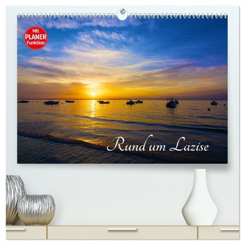 Lazise und Umgebung (hochwertiger Premium Wandkalender 2027 DIN A2 quer), Kunstdruck in Hochglanz