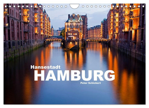 Hansestadt Hamburg (Wandkalender 2026 DIN A4 quer), CALVENDO Monatskalender