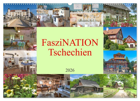 Faszination Tschechien (Wandkalender 2026 DIN A2 quer), CALVENDO Monatskalender