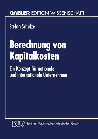 Berechnung von Kapitalkosten
