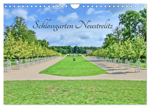 Schlossgarten Neustrelitz (Wandkalender 2027 DIN A4 quer), CALVENDO Monatskalender