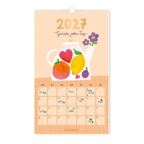 Wandkalender 2027 Genieße jeden Tag