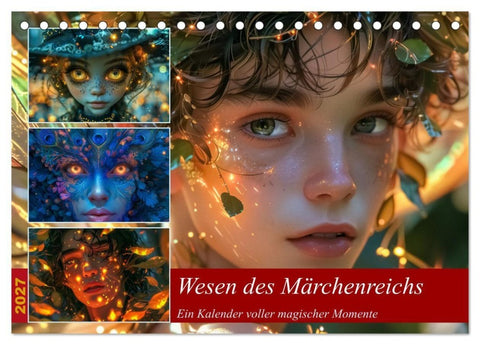 Wesen des Märchenreichs (Tischkalender 2027 DIN A5 quer), CALVENDO Monatskalender