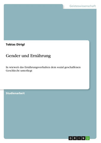 Gender und Ernährung