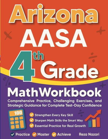 Arizona AASA Grade 4 Math Workbook