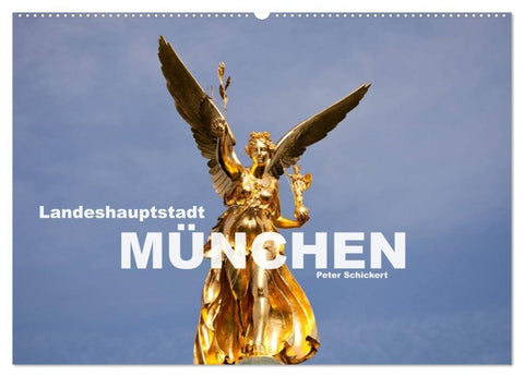 Landeshauptstadt München (Wandkalender 2027 DIN A2 quer), CALVENDO Monatskalender