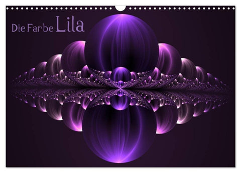 Die Farbe Lila (Wandkalender 2026 DIN A3 quer), CALVENDO Monatskalender