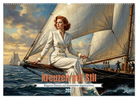 Kreuzen mit Stil (Wandkalender 2027 DIN A2 quer), CALVENDO Monatskalender