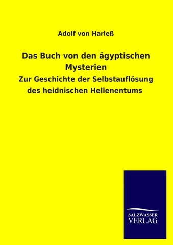 Das Buch von den ägyptischen Mysterien
