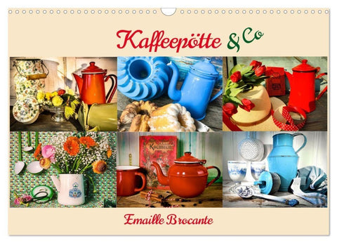 Kaffeepötte & Co (Wandkalender 2027 DIN A3 quer), CALVENDO Monatskalender