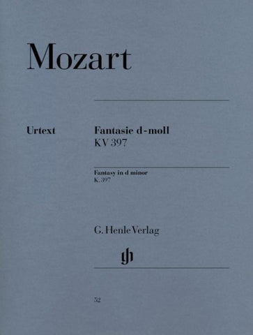 Wolfgang Amadeus Mozart - Fantasie d-moll KV 397 (385g)