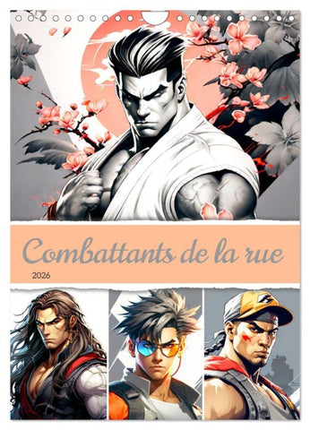 Combattants de la rue (Calendrier mural 2026 DIN A4 horizontal), CALVENDO calendrier mensuel