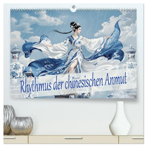 Rhythmus der chinesischen Anmut (hochwertiger Premium Wandkalender 2027 DIN A2 quer), Kunstdruck in Hochglanz