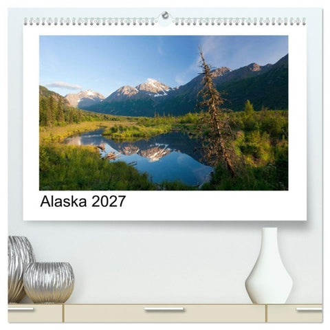 Alaska 2027 (hochwertiger Premium Wandkalender 2027 DIN A2 quer), Kunstdruck in Hochglanz