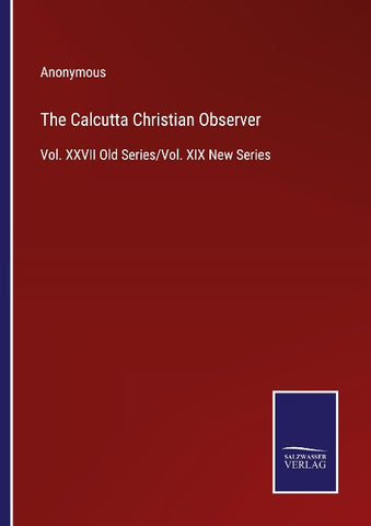 The Calcutta Christian Observer