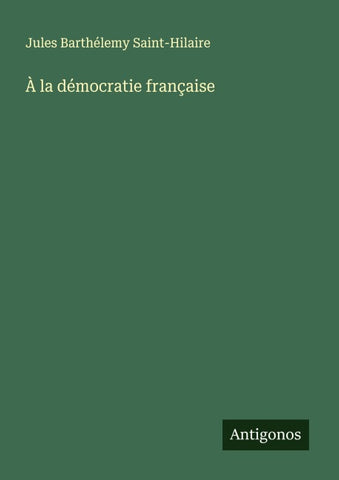 À la démocratie française