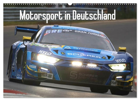 Motorsport in Deutschland (Wandkalender 2027 DIN A2 quer), CALVENDO Monatskalender