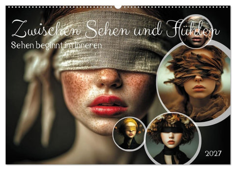 Zwischen Sehen und Fühlen (Wandkalender 2027 DIN A2 quer), CALVENDO Monatskalender
