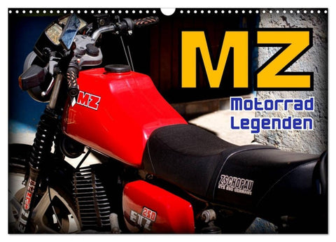 Motorrad-Legenden - MZ (Wandkalender 2026 DIN A3 quer), CALVENDO Monatskalender