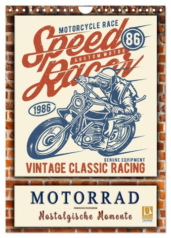 Motorrad - nostalgische Momente (Wandkalender 2027 DIN A4 hoch), CALVENDO Monatskalender