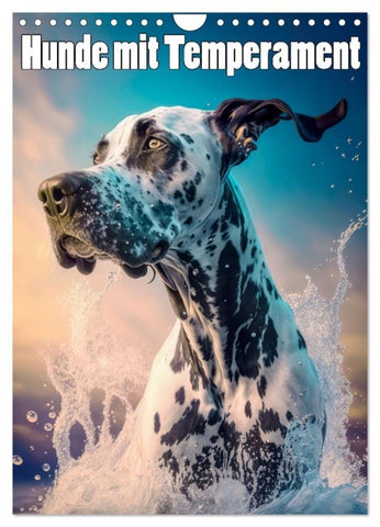 Hunde mit Temperament (Wandkalender 2027 DIN A4 hoch), CALVENDO Monatskalender