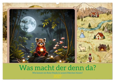 Was macht der denn da? (Wandkalender 2027 DIN A2 quer), CALVENDO Monatskalender