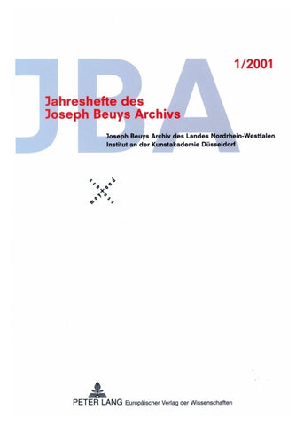 Jahreshefte des Joseph Beuys Archivs 1/2001