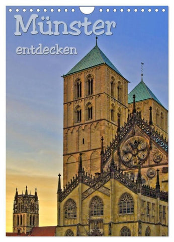 Münster entdecken (Wandkalender 2027 DIN A4 hoch), CALVENDO Monatskalender