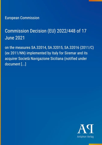 Commission Decision (EU) 2022/448 of 17 June 2021