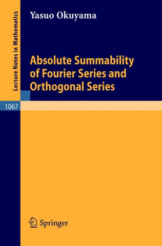 Absolute Summability of Fourier Series and Orthogonal Series