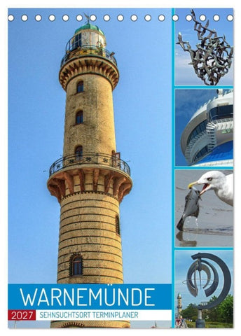Sehnsuchtsort Warnemünde (Tischkalender 2027 DIN A5 hoch), CALVENDO Monatskalender