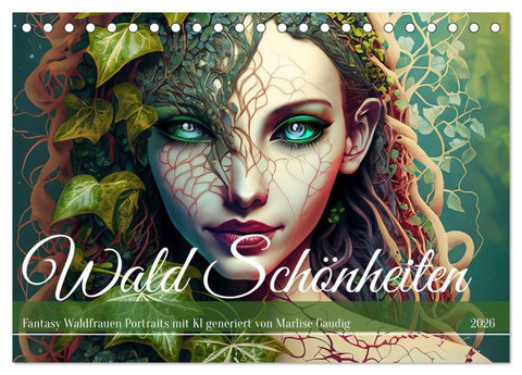 Wald Schönheiten (Tischkalender 2026 DIN A5 quer), CALVENDO Monatskalender