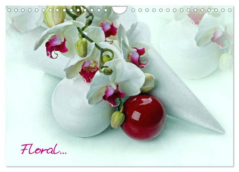 Floral (Wandkalender 2026 DIN A4 quer), CALVENDO Monatskalender