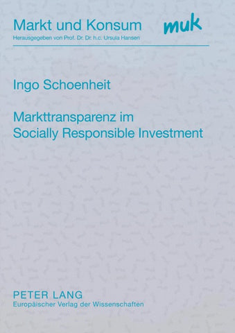 Markttransparenz im Socially Responsible Investment