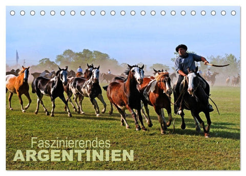 Faszinierendes Argentinien (Tischkalender 2027 DIN A5 quer), CALVENDO Monatskalender