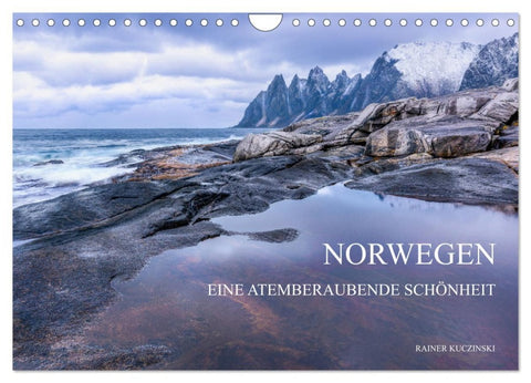 NORWEGEN - EINE ATEMBERAUBENDE SCHÖNHEIT (Wandkalender 2026 DIN A4 quer), CALVENDO Monatskalender