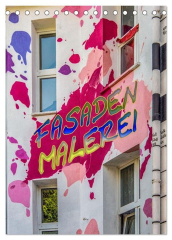 Fasadenmalerei (Tischkalender 2027 DIN A5 hoch), CALVENDO Monatskalender