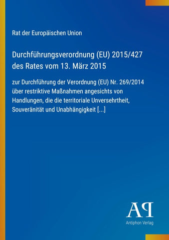 Durchführungsverordnung (EU) 2015/427 des Rates vom 13. März 2015