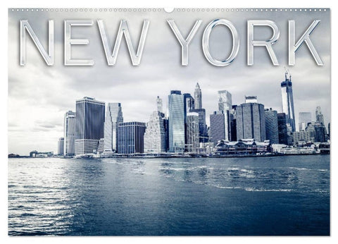 New York (Wandkalender 2027 DIN A2 quer), CALVENDO Monatskalender
