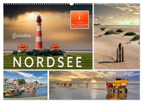 Geliebte Nordsee (Wandkalender 2026 DIN A2 quer), CALVENDO Monatskalender