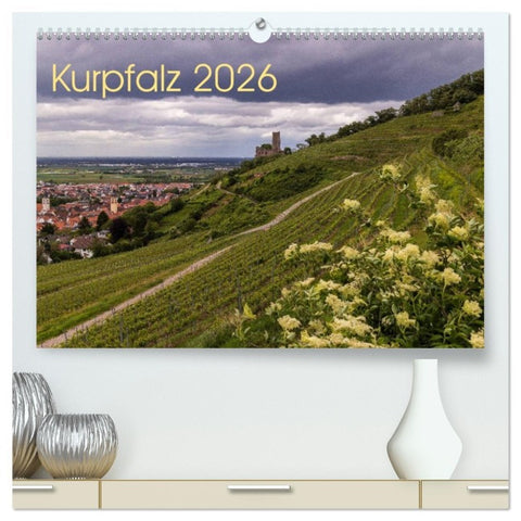 Kurpfalz 2026 (hochwertiger Premium Wandkalender 2026 DIN A2 quer), Kunstdruck in Hochglanz