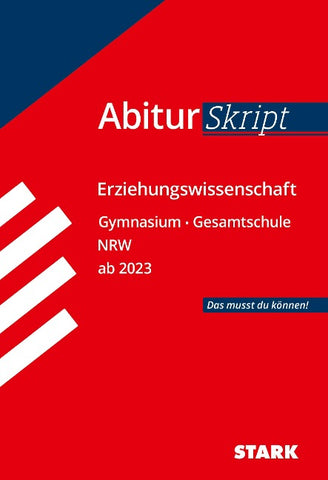 STARK AbiturSkript - Erziehungswissenschaft - NRW ab 2023