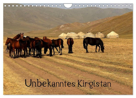 Unbekanntes Kirgistan (Wandkalender 2027 DIN A4 quer), CALVENDO Monatskalender